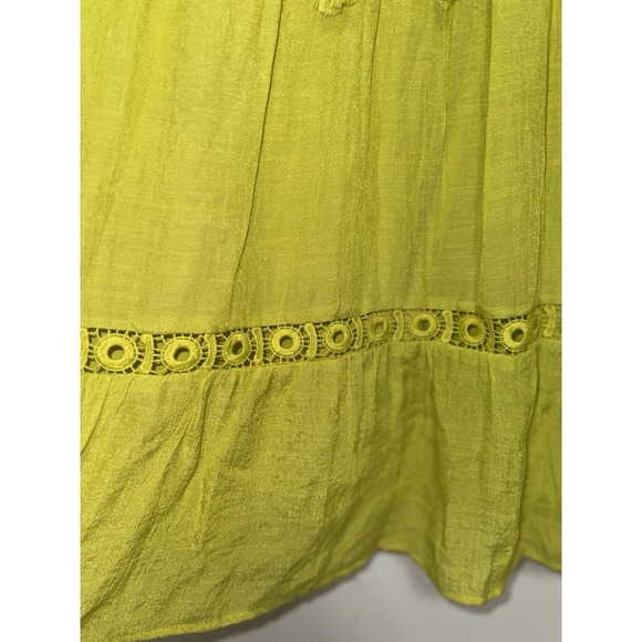Indigo Rose lime green midi dress L(with imperfections) read description - Picture 8 of 16